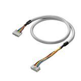 PLC-wire, Digital signals, 50-pole, Cable LiYY, 3 m, 0.14 mm²