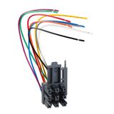 automatic auxiliary connector, moving part, ComPact NSX 100/160/250, for circuit breaker, 1 to 9 wires