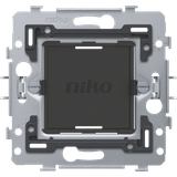 Base for a wireless dimmer switch, 71 x 71 mm, claw fixing