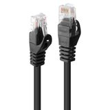 0.5m Cat.6 U/UTP Network Cable, Black RJ45, M/M, 250MHz, CCA