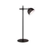 Maxima LED table lamp black rechargeable