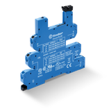 Push-IN socket 6+12+24VUC for 35mm.rail, 34.51/81 MasterPLUS (93.66.7.024)