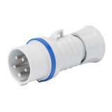 STRAIGHT PLUG HP - IP44/IP54 - 3P+N+E 16A 200-250V 50/60HZ - BLUE - 9H -  FAST WIRING