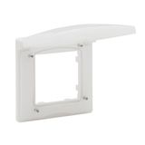 1-GANG PLATE IP44 WHITE