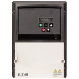 Variable frequency drive, 115 V AC, single-phase, 5.8 A, 1.1 kW, IP66/NEMA 4X, Brake chopper, 7-digital display assembly, Additional PCB protection, U