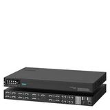 The RUGGEDCOM M2100 is a 19-Port MIL-STD hardened, fully managed, modular, Ethernet switch; 128-bit Encryption.  6GK6021-0MK00-0AA1