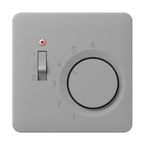 Centre plate for room thermostat insert CDTR231PLGR