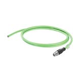PROFINET Cable (assembled), M12 X-type IP 67 straight male, Open, Numb