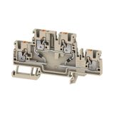 Component terminal block, PUSH IN, 2.5 mm², 500 V, 0.5 A, 1 N 4007, TS