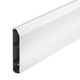 SL 20110 rws  Channel with foot rail, SL, 20x110x2000, pure white Polyvinyl chloride