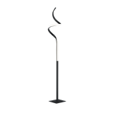 Course LED floor lamp matt black