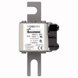 Fuse-link, high speed, 80 A, AC 690 V, compact DIN 1, 45 x 59 x 104 mm, aR, DIN, IEC, single indicator