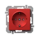 SOCKET SCHUKO 2P+E 16A 250V~ RD XO 4417009