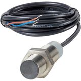 Proximity Sensor, M18, analog, Sn=1-7mm, 15-30VDC, 0-20mA, 0-10V, line 2m