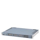 SCALANCE XR524-8WG; managed IE switch, 19" rack; 24x 10/100/1000 Mbps RJ45 port; 8x 1G/10G SFP+ port; LED diagnostics; select/set button; PROFINET IO device, network management,  6GK5532-2SR00-3AR3