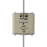 Fuse-link, high speed, 400 A, DC 1000 V, NH3, 71 x 76 x 150 mm, gBat, IEC, blade connection