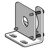 Micrometer adjusting bracket, Photoelectric sensors XU, accessory for sensor, Ø 18 mm, fixing micrometric adjustment, metal