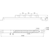 Vertical bar support up to 3200 A 600x600 mm