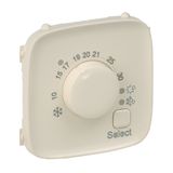Cover plate Valena Allure - electronic room thermostat - ivory