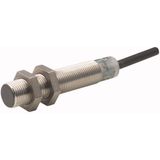 Proximity switch, E57 Premium+ Short-Series, 1 N/O, 2-wire, 40 - 250 V AC, 20 - 250 V DC, M12 x 1 mm, Sn= 4 mm, Non-flush, NPN/PNP, Stainless steel, 2