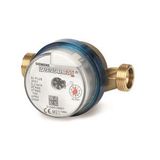 WFW240.D080 - Mechanical single-jet hot water meter with module slot, Q3 = 2.5 m³/h, L = 80 mm, G ¾