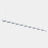 Lineal lighting system Infinite Slim Continuidad Pendant 2800mm 71.4 3000K CRI 90 ON-OFF Brushed anodise IP40 7372lm