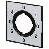 Label for 4-position switch, blank