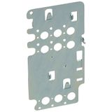 Mounting plates  XL³ 4000 for 1 DPX³ 250 - vertical