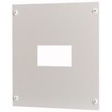 Front plate NZM4 symmetrical for XVTL, vertical HxW=600x600mm