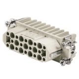 Contact insert (industry plug-in connectors), Female, 250 V, 10 A, Num