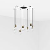 ART OLD GOLD PENDANT LAMP 1XE27 60W 7L