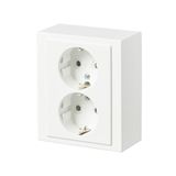 402EA-884 Socket outlet White - Impressivo