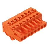 1-conductor female connector CAGE CLAMP® 2.5 mm² orange