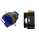 Selector A22NW Ã˜22, 2 position, Lighted, bezel PLASTIC, MANUAL, COLOR A2245441M