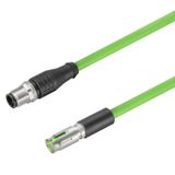 Data insert with cable (industrial connectors), Cable length: 5 m, Cat