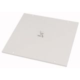 Bottom-/top plate, closed, for WxD = 850 x 800mm, IP55, grey