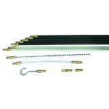 Fiberglass sliding rods Set 7 m