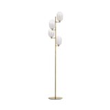 Brass Gold Metal Gradient White Glass LED G9 4x5 Watt 230 Volt IP20 Bulb Excluded Cable Length: 190 cm D: 28 W: 52.8 H: 165 cm