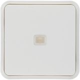 CUBYKO KNX 1 BUTTON PANEL WHITE WITH LED