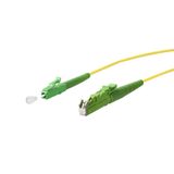 OpDAT patch cord LC-S APC/E2000-S APC OS2, 2.0 m