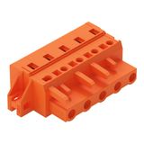 1-conductor female connector CAGE CLAMP® 2.5 mm² orange