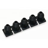 Insulation stop 0.25 mm² 5 pieces/strip dark gray