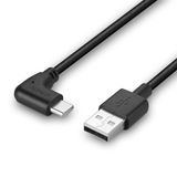 1m USB 2.0 Type A to C Cable, 90° Right Angle USB Type A Male to C Male