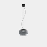 Pendant Levels 2 Bodies Ø320mm + Ø220mm LED 17.2W SW 2700-3000-4000K DALI2 Black 1255lm