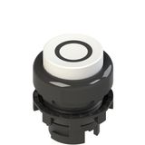 White protruding luminous button with gear E2 1PL2S221L1