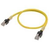 Ethernet patch cable, F/UTP, Cat.6A, LSZH (Yellow), 3 m