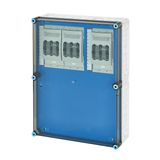 Mi load separator box IP65, 3x160A NH00 3p op Rail 400A 5 pole, 450x600