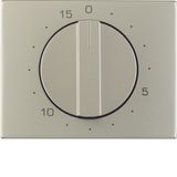 Centre plate for mechanical timer, K.5, stainless steel, metal matt fi