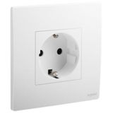 281126MW Mallia Senses 1 gang German socket outlet - 16A - 2 poles with earth