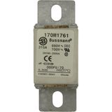 Fuse-link, high speed, 630 A, DC 750 V, size 230, 24 x 78 x 98 mm, aR, IEC, UL